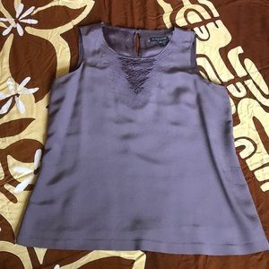 Eileen Fisher silk sleeveless blouse